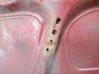 Opel Corsa außen Motorhaube Frontklappe Deckel vorn Weinrot BJ1992