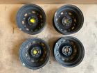 VW Polo 9N3 Satz Stahlfelgen 5x14 ET35 schwarz BJ2008
