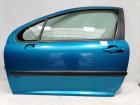Peugeot 207 original Tür vorn links KMU Blaumetallic 3-Türer Rohbau Bj.2008
