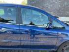 Opel Zafira B original Tür vorn rechts Beifahrertür Z21B Ultrablau BJ06