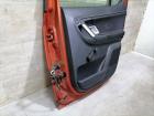Skoda Fabia 2 5J original Tür hinten rechts Tangerineorange 9771 Fließheck Bj.2009
