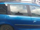 Peugeot 206SW original Tür hinten rechts KMF Blau Recife Kombi Bj.2005