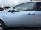Nissan Primera P12 original Tür vorn links B22 Perlblau Rohbau BJ05