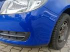 Skoda Fabia 2 5J original Stoßstange Stossfänger vorn 4590 Dynamic Blau Bj.2009