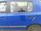 Skoda Fabia 2 5J original Tür hinten links 4590 Dynamic Blau Fließheck Bj.2009