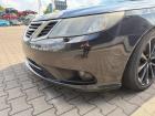 Saab 9-3 YS3F original Stoßstange Stoßfänger vorn 298 Jet Black Nebelscheinwerfer SRA Facelift BJ08