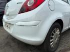 Opel Corsa D original Stoßstange Stoßfänger hinten Z474 Casablancaweiss BJ10