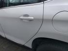 Peugeot 2008 original Tür hinten links KWE Weiß Rohbau ohne Scheibe Fensterheber Schloss Griff Bj.2014
