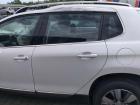 Peugeot 2008 original Tür hinten links KWE Weiß Rohbau ohne Scheibe Fensterheber Schloss Griff Bj.2014