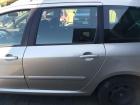 Peugeot 307 otiginal Tür hinten links ETS Aschgrau Kombi Bj.2004
