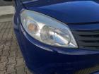 Dacia Sandero original Scheinwerfer rechts Halogen obehalb leicht vergilbt Bj.2009