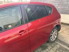Seat Leon 1P original Tür hinten links LS3X Rojo Rubi 5 Türer Rohbau BJ06