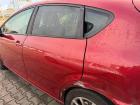 Seat Leon 1P original Tür hinten links LS3X Rojo Rubi 5 Türer Rohbau BJ06
