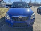 Skoda Fabia 2 5J original Stoßstange Stossfänger hinten LF5K Dynamic Blue Fließheck Bj.2009