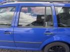 VW Golf 4 original Tür hinten links LA5C Surfblau Kombi Rohbau Bj.2001 VW Golf 4 original Tür hinten links LA5C Surfblau Kombi Rohbau Bj.2001