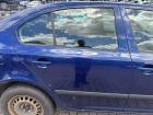 Skoda Octavia 2 1Z original Tür hinten rechts LF5Q Stormblau Metallic Fließheck Rohbau Bj.2008
