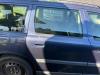 Volvo V70 II BJ02 original Tür hinten rechts Bright Blue Metallic Rohbau