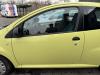 Citroen C1 original Tür links KBN Gelb 3-Türer Rohbau Bj.2007