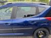 Peugeot 207SW original Tür hinten links komplett Montebello blau Kombi Rohbau Bj.2009