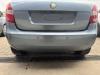 Skoda Fabia 2 original Stoßstange Stossfänger hinten 9154 Satin Grey Fließheck Bj.2009
