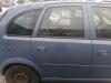 Opel Meriva außen original Tür hinten rechts Blaumetallic Z21T Eisenherz Bj.2008