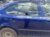 Skoda Octavia 2 1Z original Tür hinten rechts LF5Q Stormblau Metallic Fließheck Rohbau Bj.2008