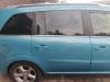 Opel Zafira B original Tür hinten rechts Z20N Breezeblau Rohbau Bj.2005